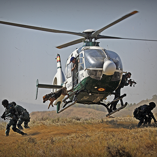 Helicóptero de la guardia civil